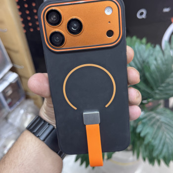 Case with orange handle 