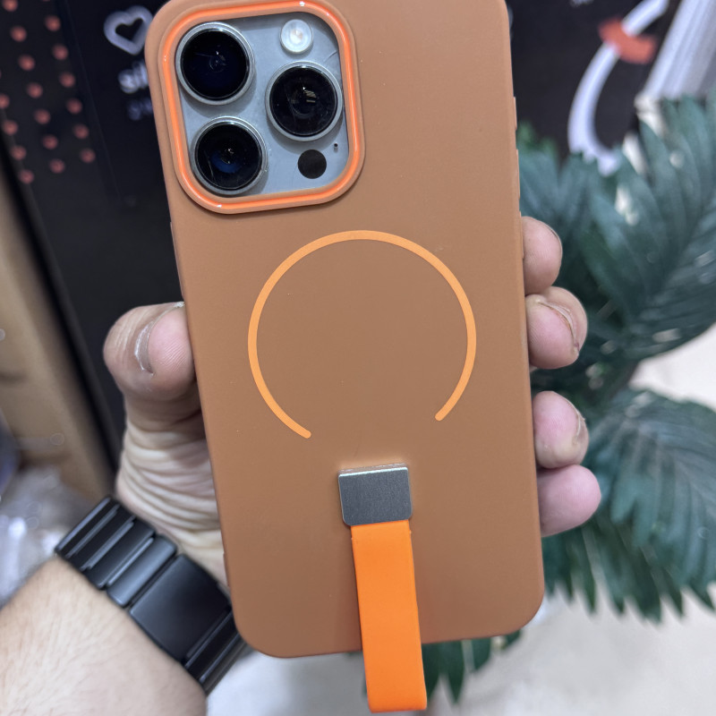 Case with orange handle 