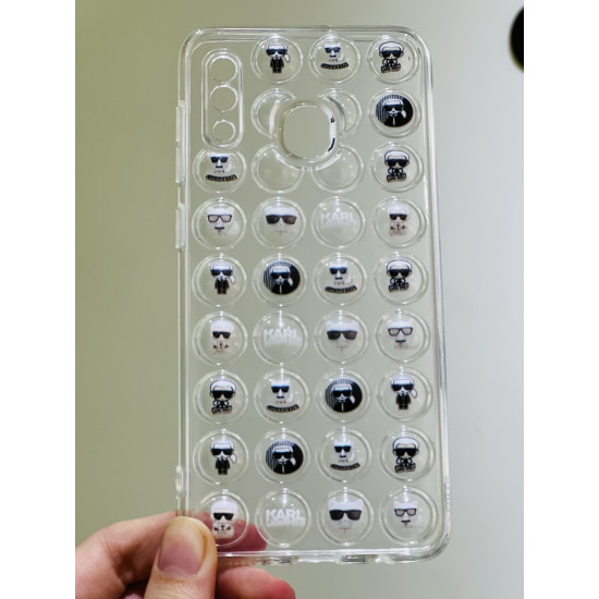 Bubles clear Cover for samsung A20/A30