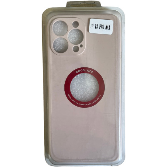 Silicon open logo Cover For ip 13 pro max