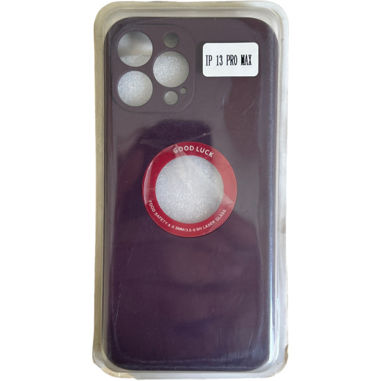 Silicon open logo Cover For ip 13 pro max